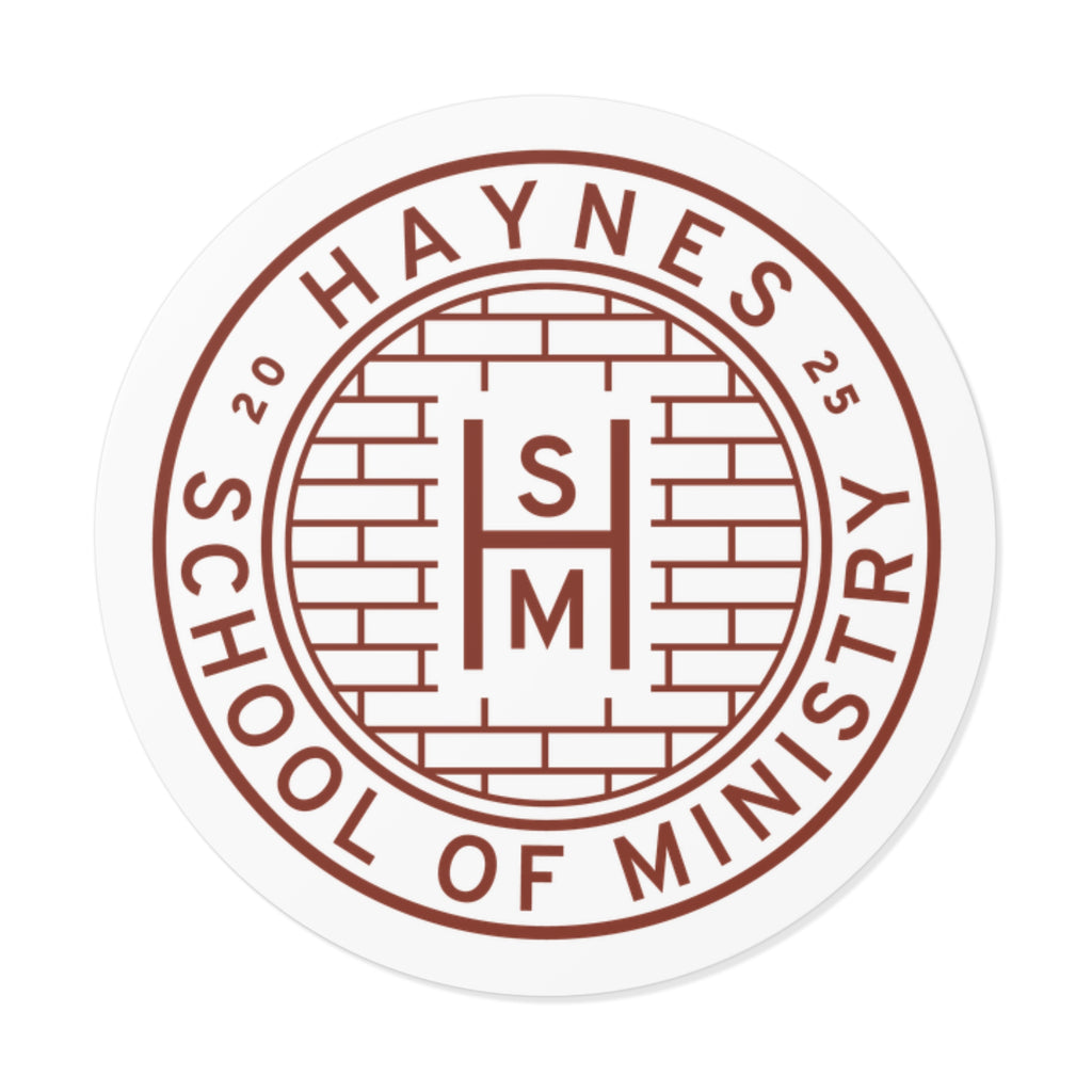 Haynes Crest Round Vinyl Stickers