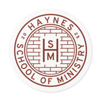 Haynes Crest Round Vinyl Stickers