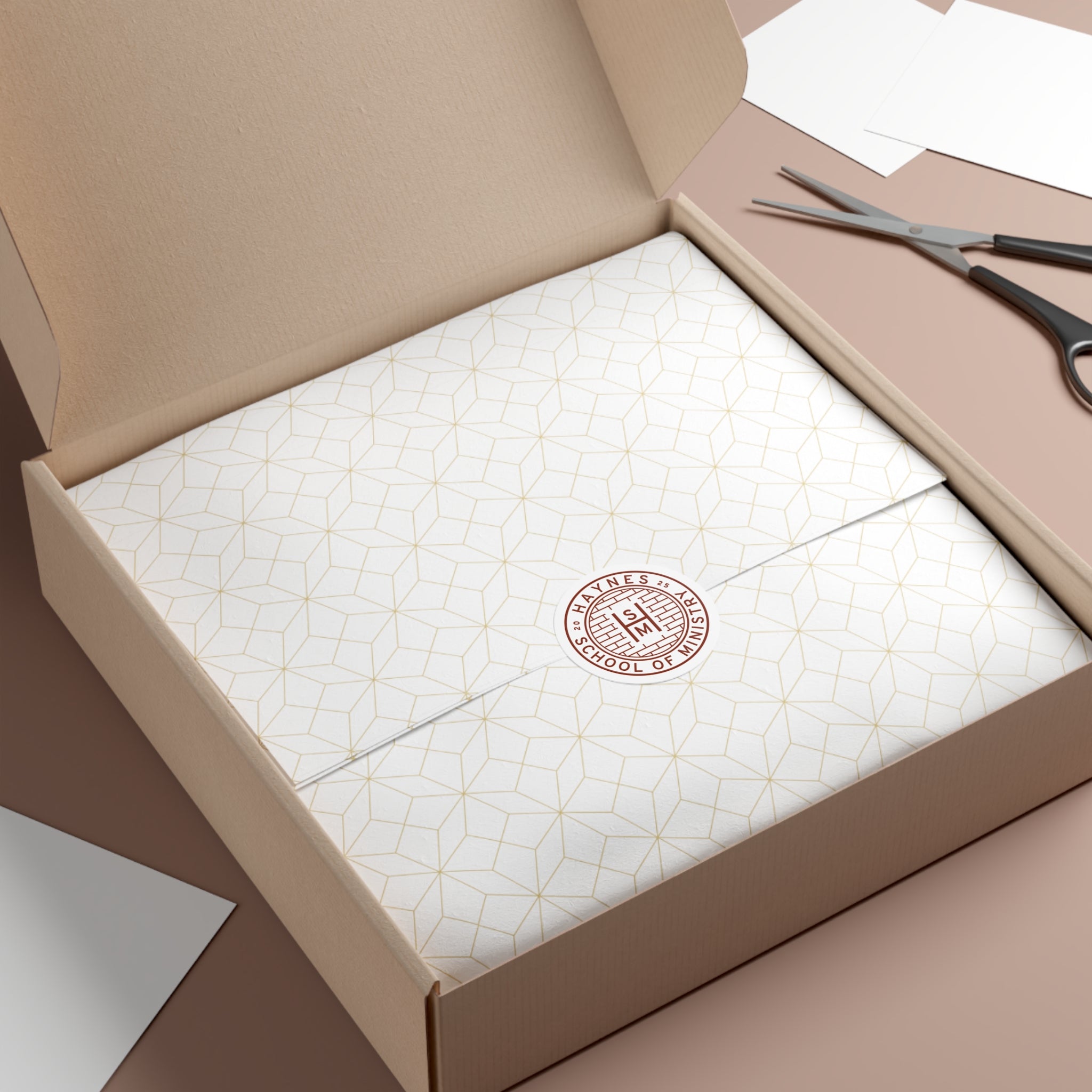 Haynes Crest Round Vinyl Stickers